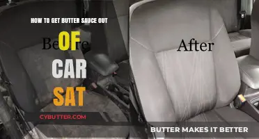 Effective Tips to Remove Butter Sauce Stains from Car Seats