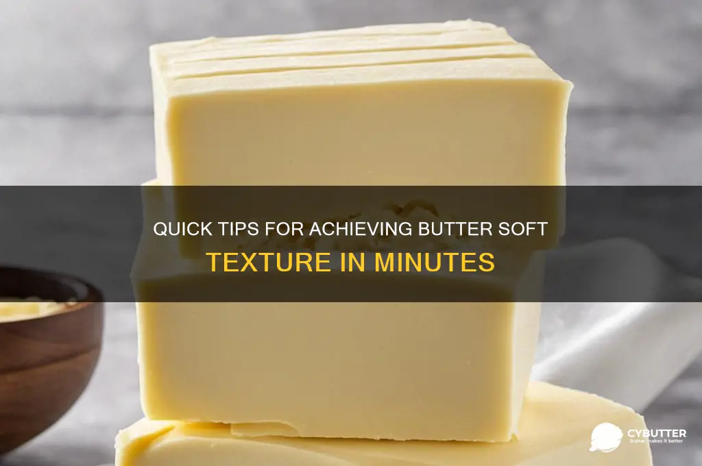 how to get butter soft fast