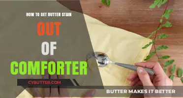 Effective Tips to Remove Butter Stains from Your Comforter Easily