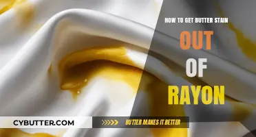 Effective Tips to Remove Butter Stains from Rayon Fabric Easily