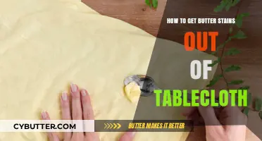 Effective Tips to Remove Butter Stains from Your Tablecloth Easily