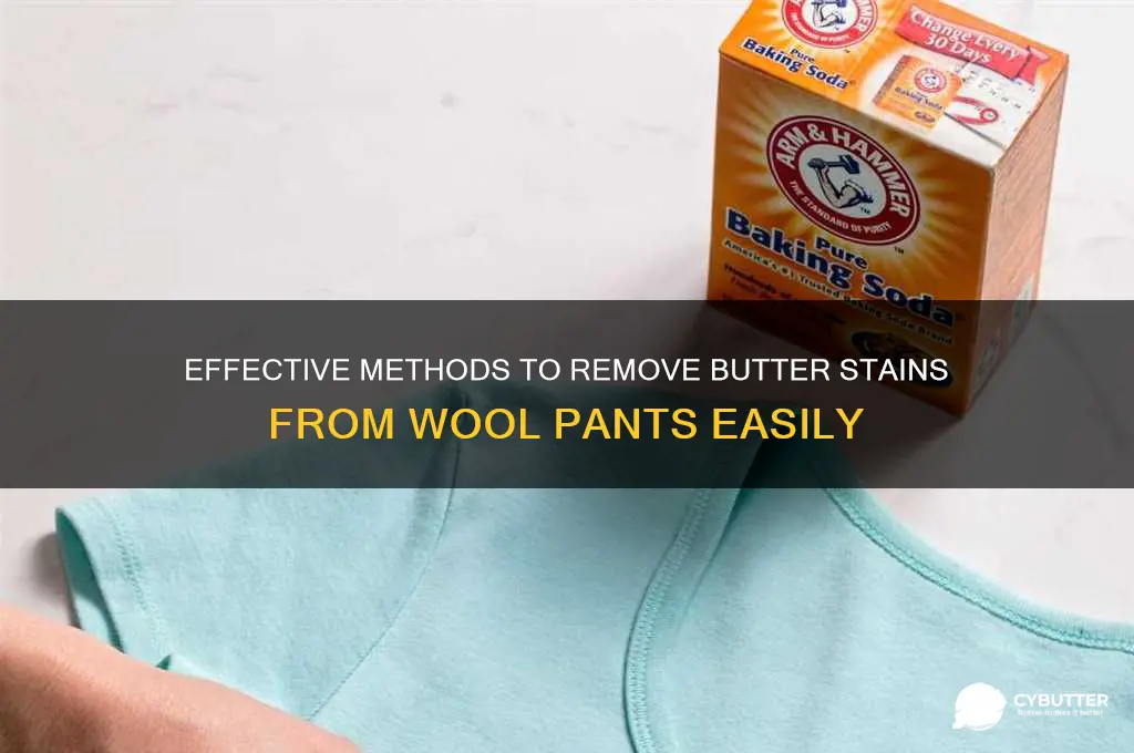 how to get butter stains out of wool pants