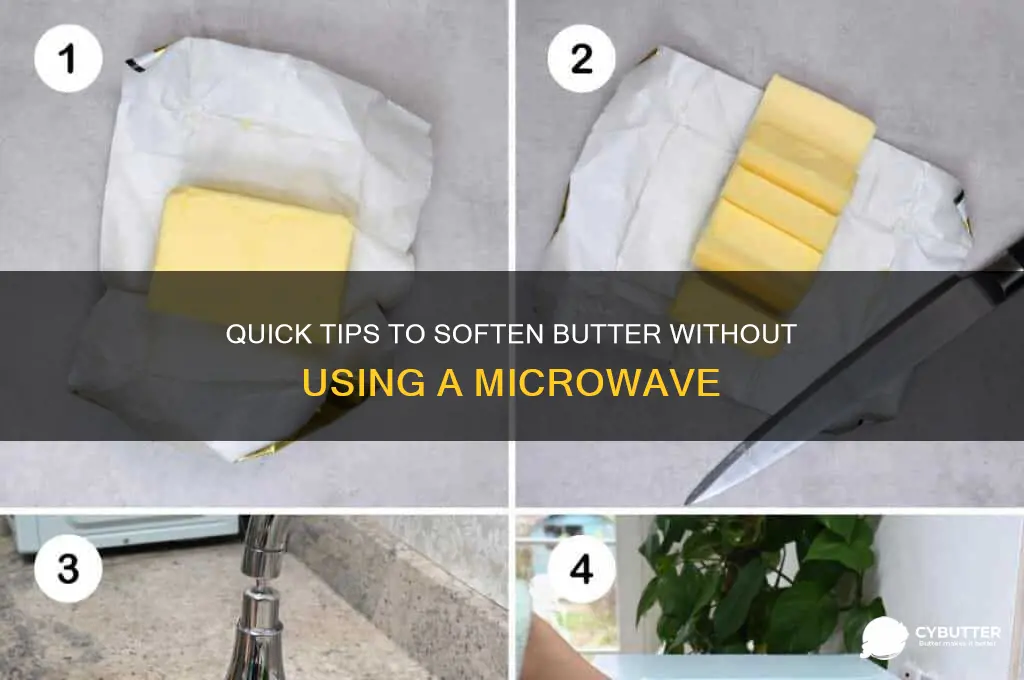 how to get butter to room temp without microwave