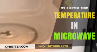 Quickly Soften Butter to Room Temperature Using Your Microwave