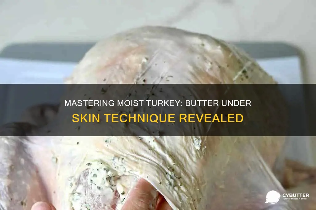 how to get butter under turkey skin