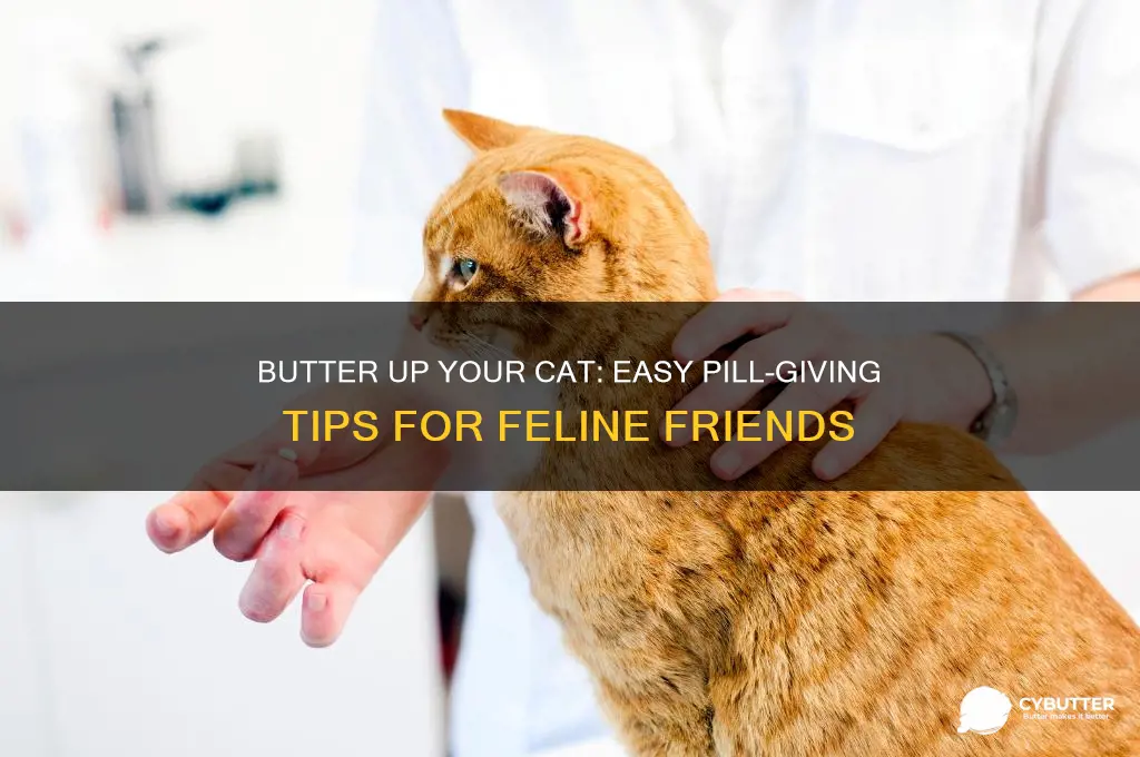 how to get cat to take pill with butter