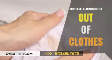 Effective Tips to Remove Clarified Butter Stains from Clothes Easily