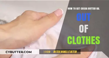 Effective Methods to Remove Cocoa Butter Oil Stains from Clothes