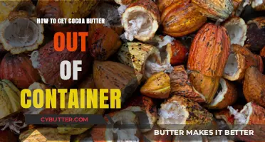Easy Tips to Extract Cocoa Butter from Its Container Effortlessly