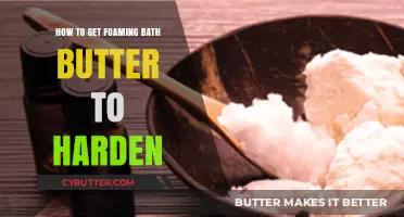 Mastering Bath Butter: Tips to Harden Your Foaming Creation