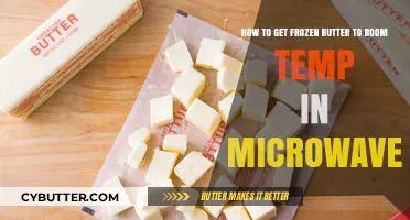 Quickly Soften Frozen Butter to Room Temp Using Your Microwave