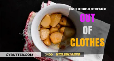 Quick Fix: Removing Garlic Butter Sauce Stains from Clothes Easily