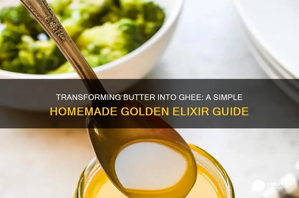 how to get ghee from butter