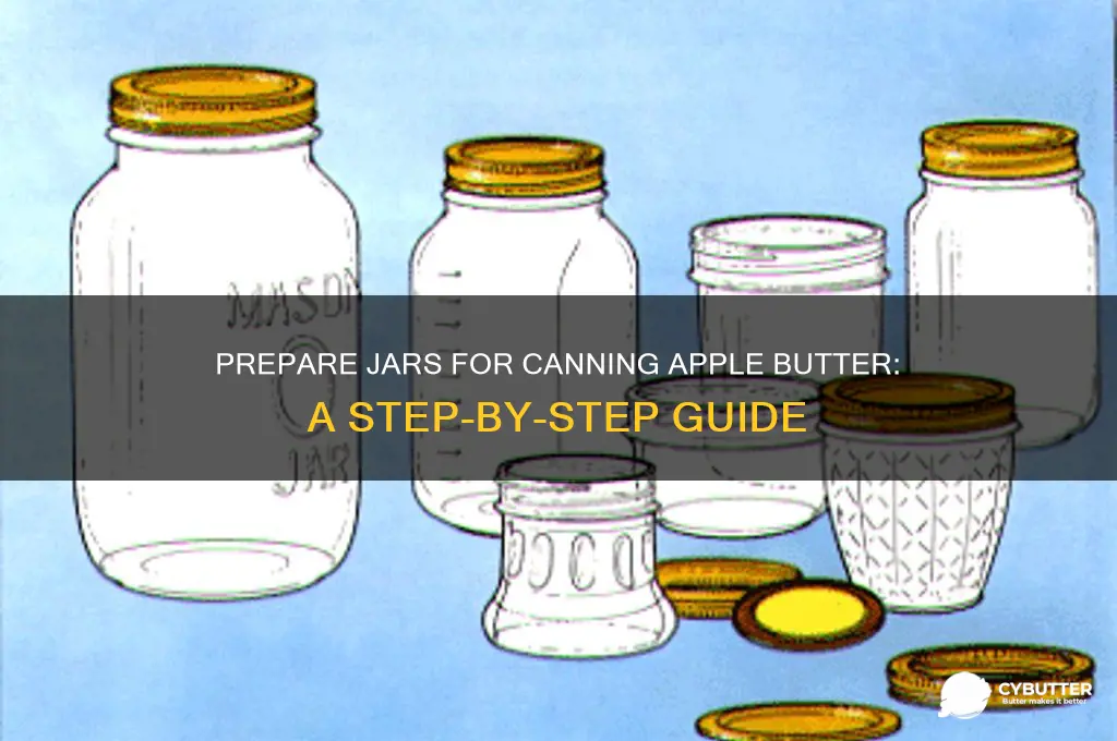 how to get jars ready to can apple butter in