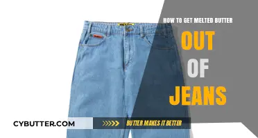 Quick Fixes: Removing Melted Butter Stains from Your Jeans Easily