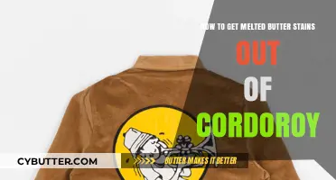 Effective Tips to Remove Melted Butter Stains from Corduroy Fabric
