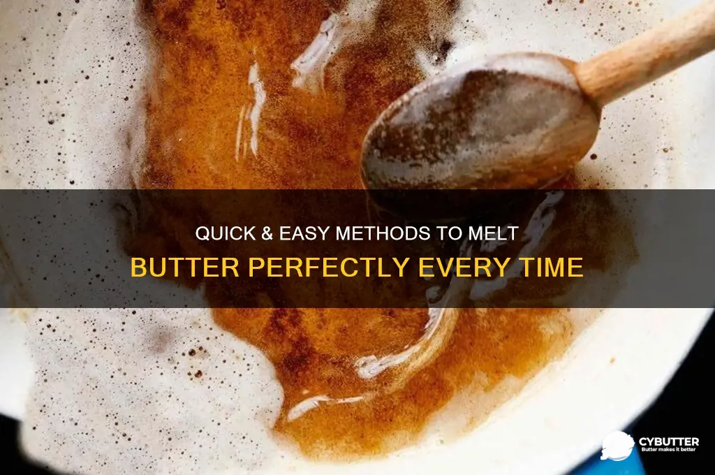 how to get melted butter