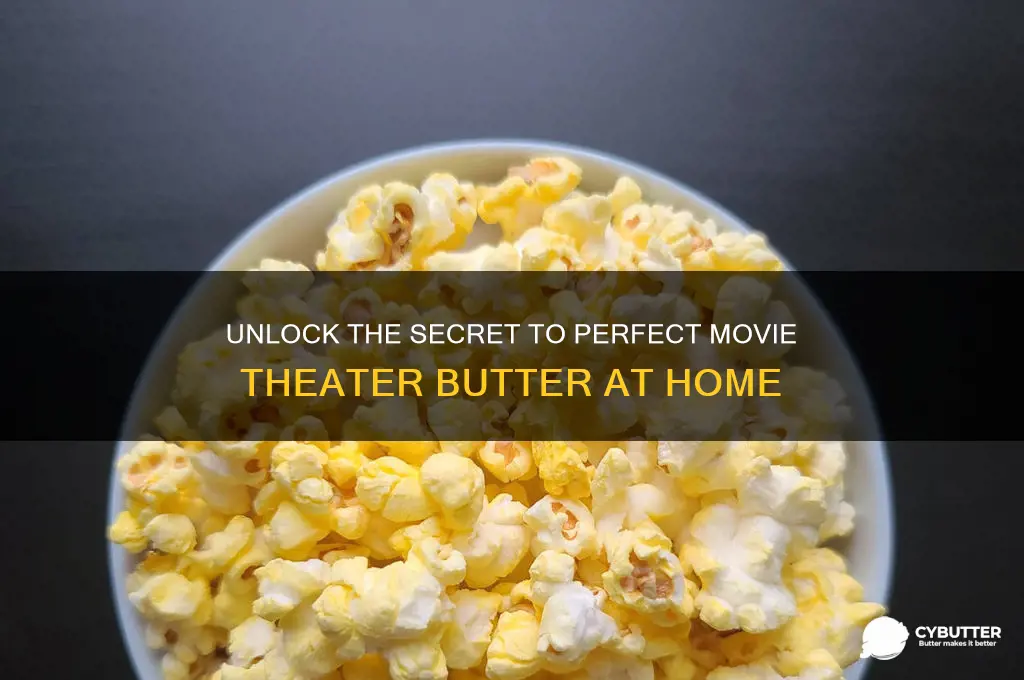 how to get movie theater butter