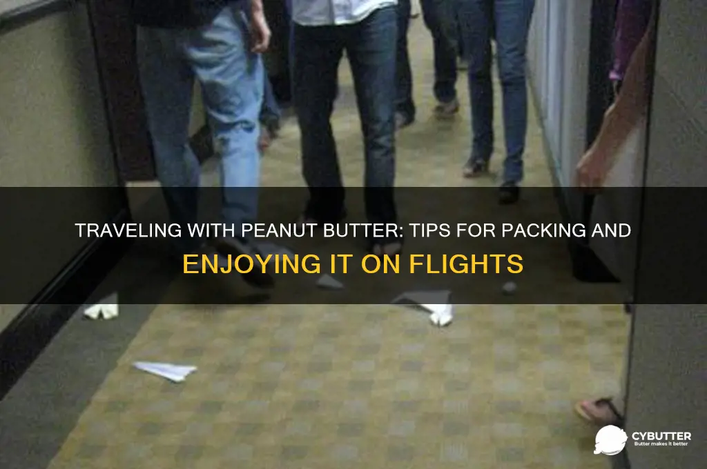 how to get peanut butter on airplane