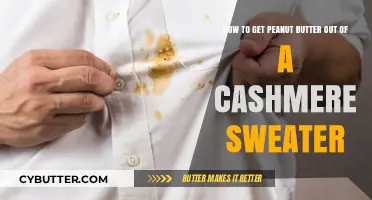 Removing Peanut Butter Stains from Cashmere: A Gentle Cleaning Guide