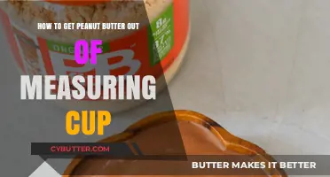 Easy Tricks to Remove Sticky Peanut Butter from Measuring Cups