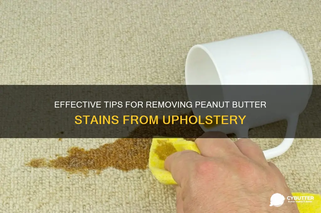 how to get peanut butter out of upholstery