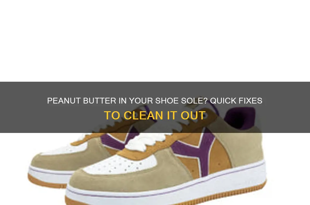 how to get peanut butter out of your shoe soul