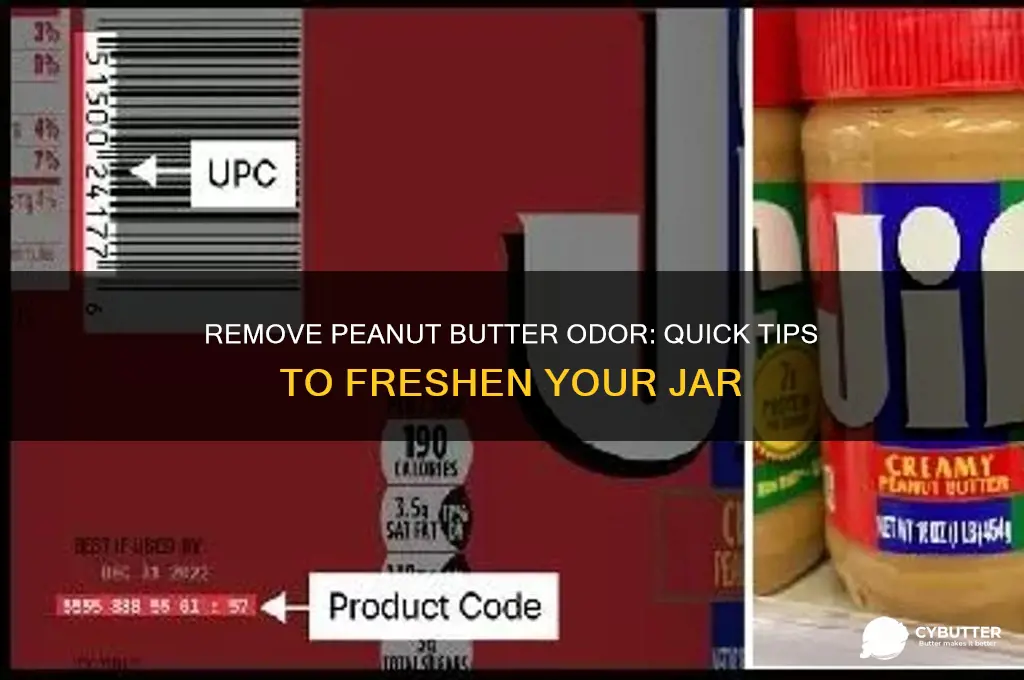 how to get peanut butter smell out of jar