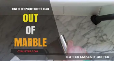 Effective Ways to Remove Peanut Butter Stains from Marble Surfaces