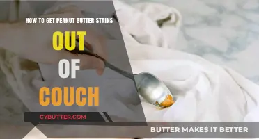 Quick Fixes: Removing Peanut Butter Stains from Your Couch Easily