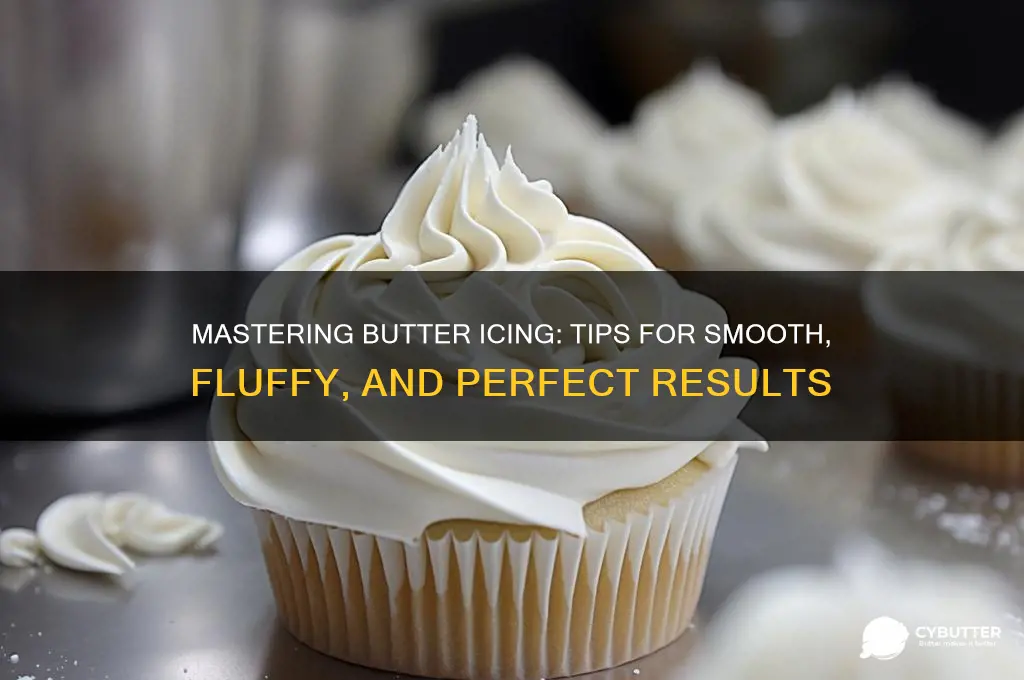 how to get perfect butter icing