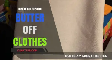 Quick Fixes: Removing Popcorn Butter Stains from Clothes Easily