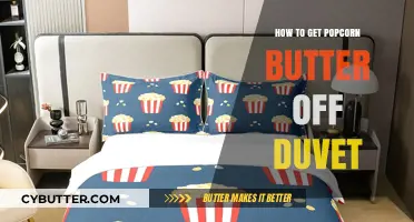Quick Tips to Remove Popcorn Butter Stains from Your Duvet