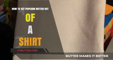 Quick Fixes: Removing Popcorn Butter Stains from Your Shirt