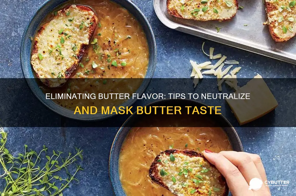 how to get rid of butter taste