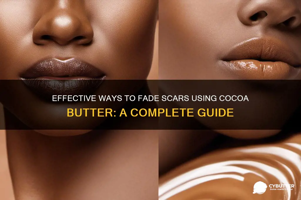how to get rid of scars cocoa butter