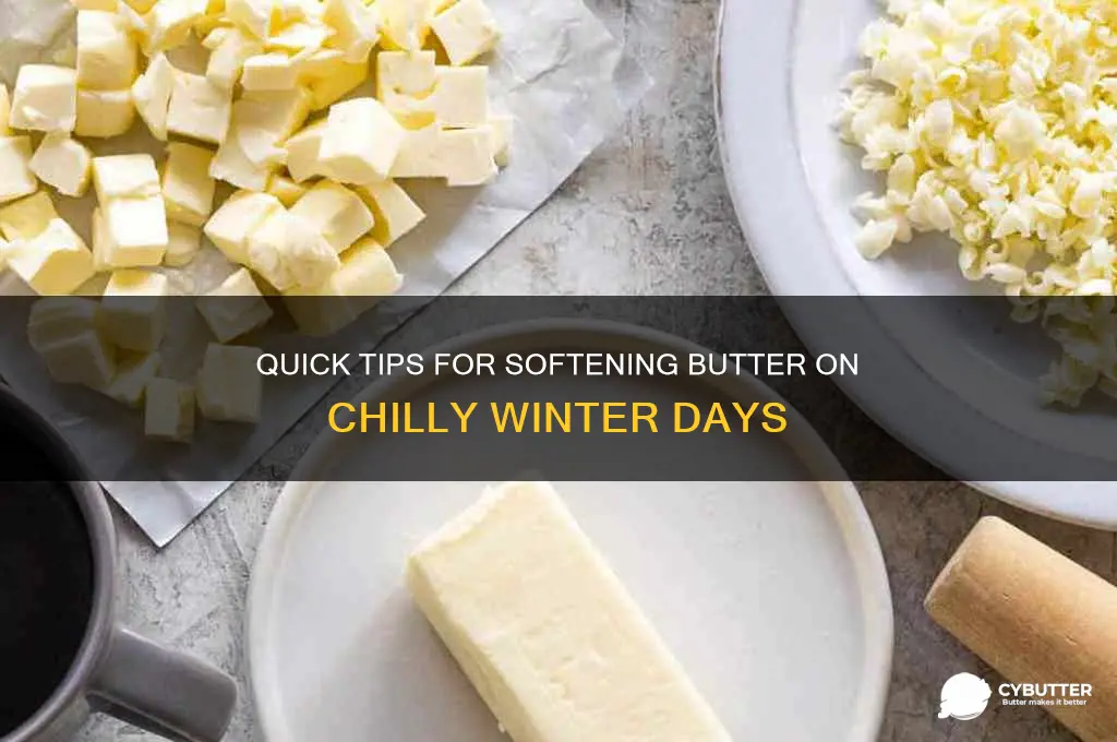 how to get room temperature butter on a cold day