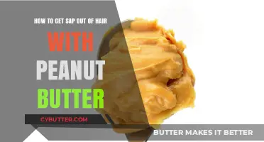Peanut Butter to the Rescue: Removing Sap from Hair Easily