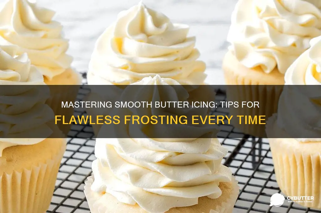 how to get smooth butter icing