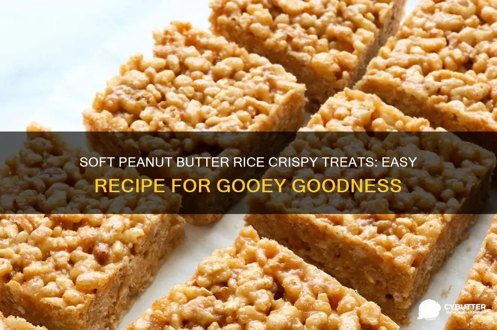 how to get soft peanut butter rice crispy treats