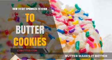 Perfectly Coated Butter Cookies: Tips for Sprinkles That Stick Every Time