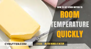 Quickly Soften Stick Butter to Room Temperature: Simple Tips & Tricks