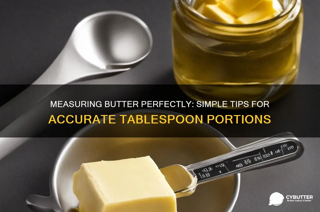 how to get tablespoons of butter