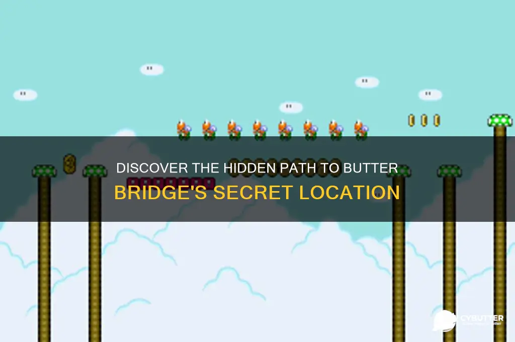 how to get to butter bridge secret