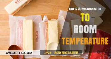 Quickly Soften Unsalted Butter to Room Temperature: Simple Tips and Tricks