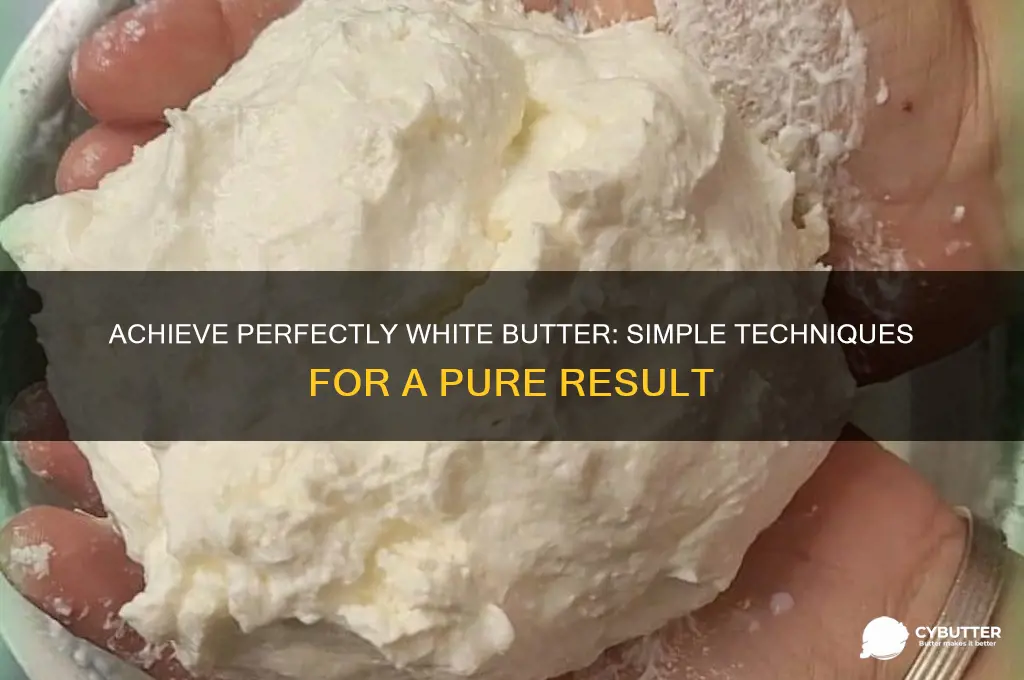 how to get white butter