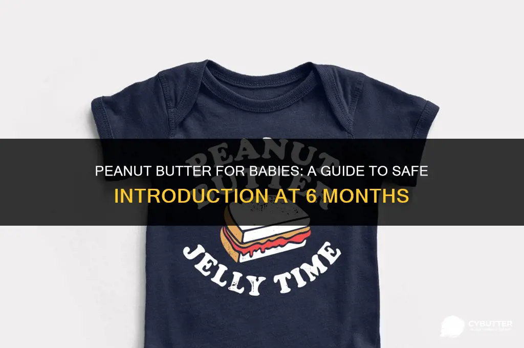 how to introduce peanut butter to 6 month old