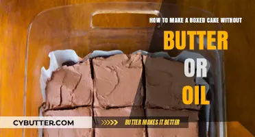 Deliciously Moist Boxed Cake: Butter and Oil Not Required!