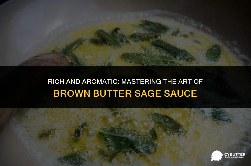 how to make a brown butter sage sauce