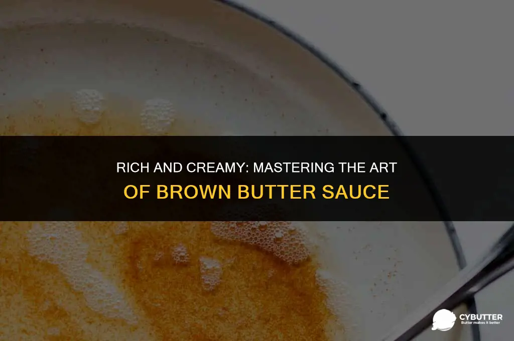 how to make a brown butter sauce